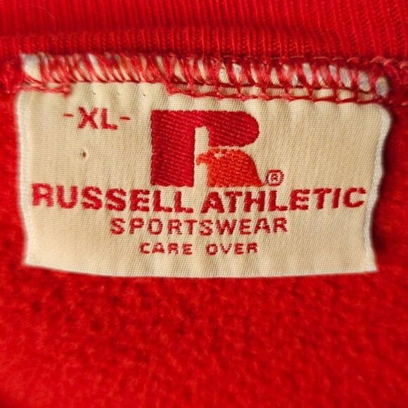 Soccer Sweatshirt Vintage 80s Football Futbal Made In USA Mens Size Large - Picture 6 of 7